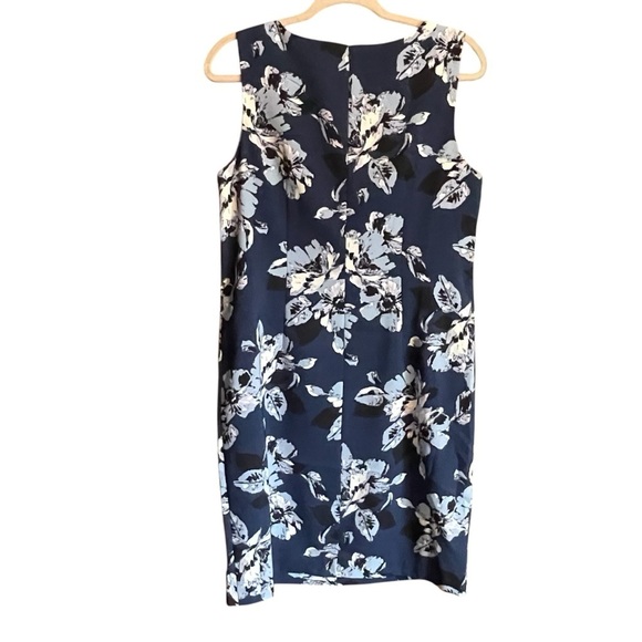 Mario Serrano Made In Italy- Floral Sheath-Size12-Round Neck-Fitted Bodice NWOT - Picture 2 of 12